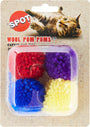 Jouet pour chat Ethical Pet Pompons en laine avec herbe à chat