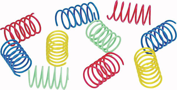 Ethical Pet Wide Durable Heavy Gauge Plastic Colorful Springs Cat Toy