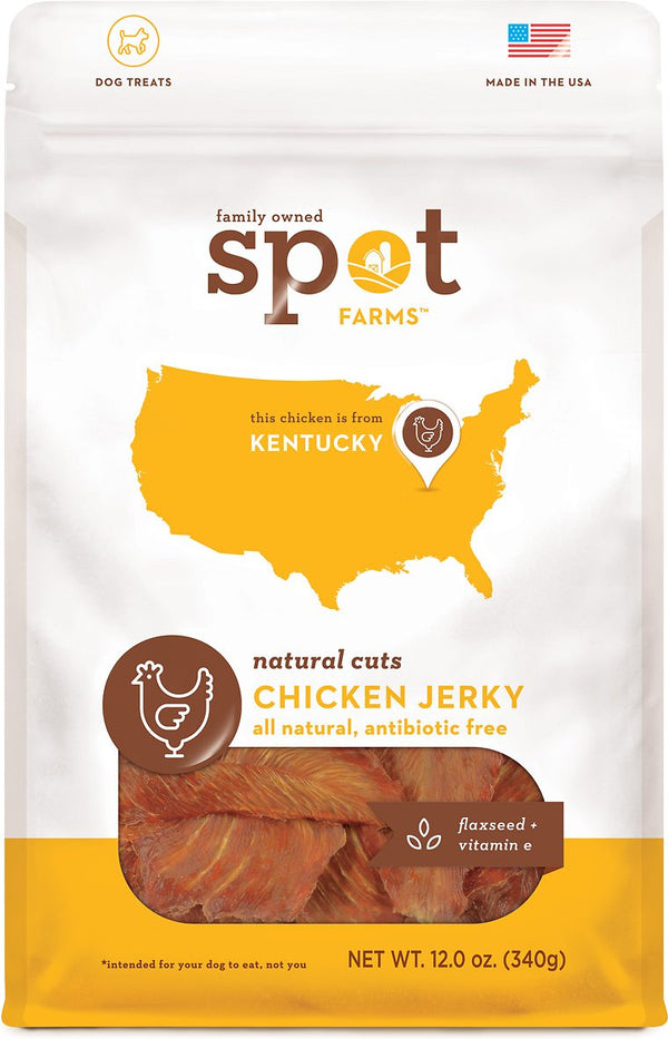 Spot Farms Natural Cuts Chicken Jerky Dog Treats, 12-oz