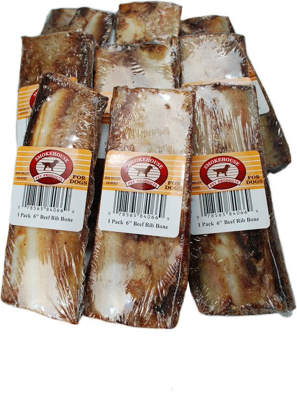 Smokehouse USA 6" Rib Bone Dog Treats
