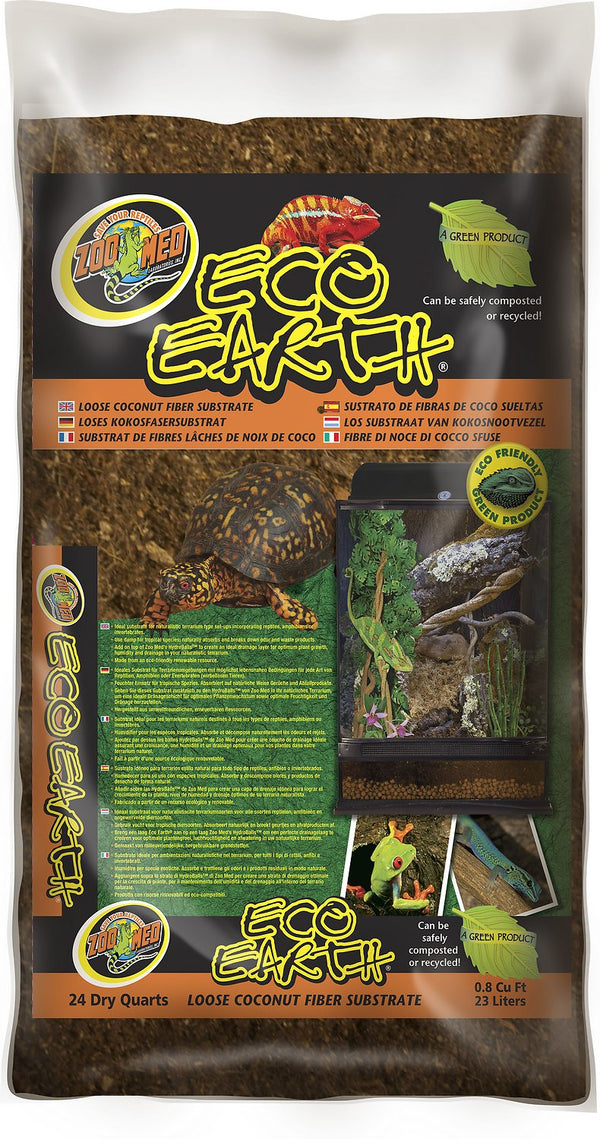 Zoo Med Eco Earth Loose Coconut Fiber Reptile Substrate
