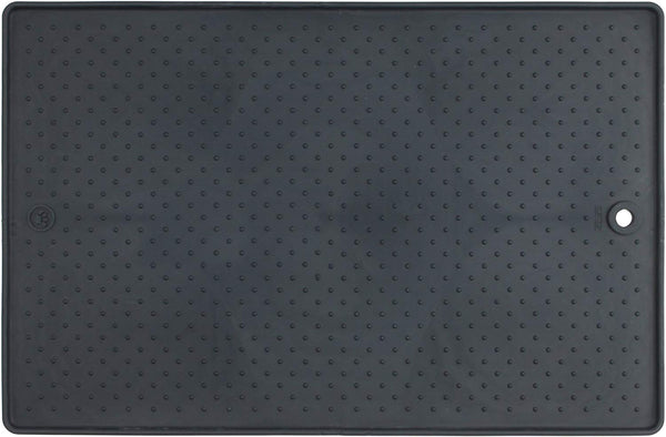 Dexas Pet Bowl Grippmat, Gray