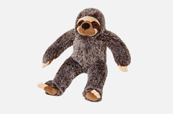 Fluff & Tuff Sonny Sloth Dog Toy, Small