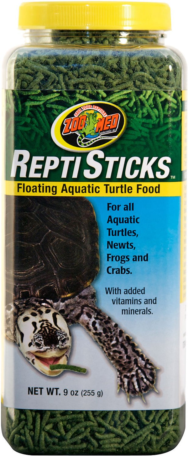 Zoo Med Repti Sticks Nourriture pour tortues aquatiques, pot de 9 oz