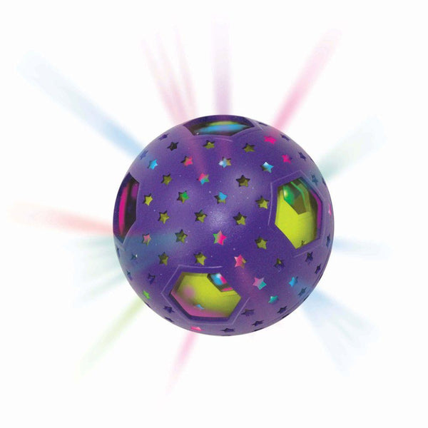 KONG Bat-A-Bout Flicker Disco Cat Toy, Purple