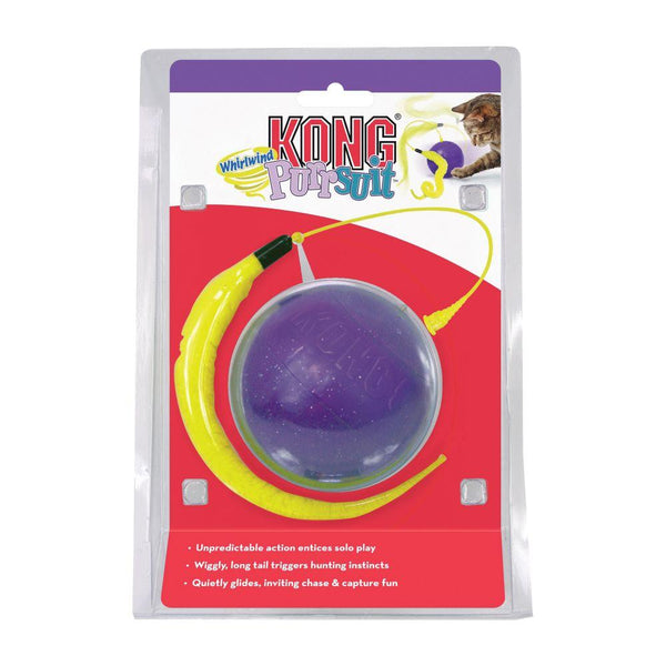 KONG Purrsuit Whirlwind Cat Toy, Purple