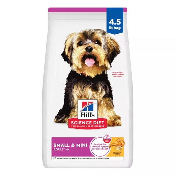 Hill's Science Diet Adult 1-6 Small & Mini Chicken & Brown Rice Dry Dog Food