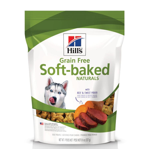 Hill's Science Diet Soft-Baked Naturals Beef & Sweet Potato Grain-Free Dog Treats, 8-oz