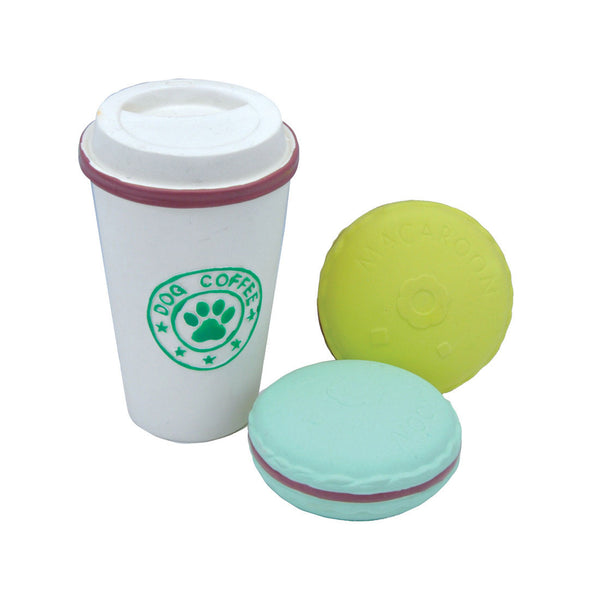 Li'l Pals Latex Coffee Cup & Cookies Dog Toy