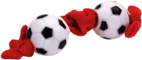 Li'l Pals Plush & Vinyl Soccer Ball Dog Toy, Small