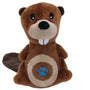 Li'l Pals Jouet pour chien en peluche castor Patte, 5-pouces
