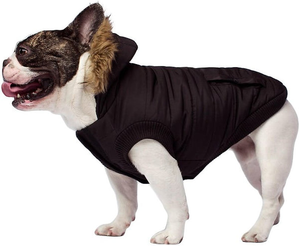 Canada Pooch North Pole Dog Parka, Black
