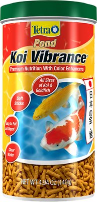 Tetra Pond Koi Vibrance Bâtonnets améliorant la couleur Nourriture pour koi et poissons rouges
