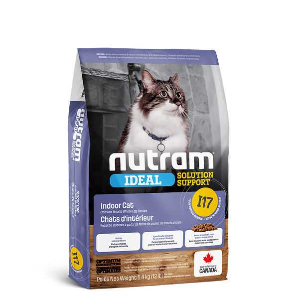 Nutram Ideal I17 Solution Support Indoor Cat Food