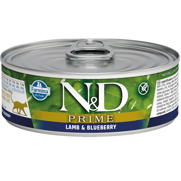 Farmina N&D Prime Lamb & Blueberry Wet Cat Food