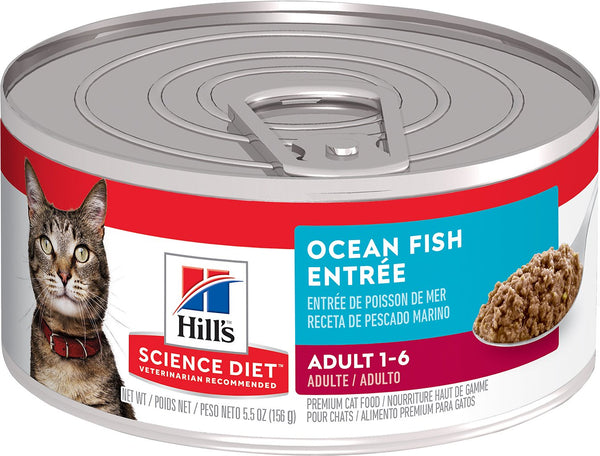 Hill's Science Diet Adulte Entrée Poisson Océan Nourriture humide pour chats