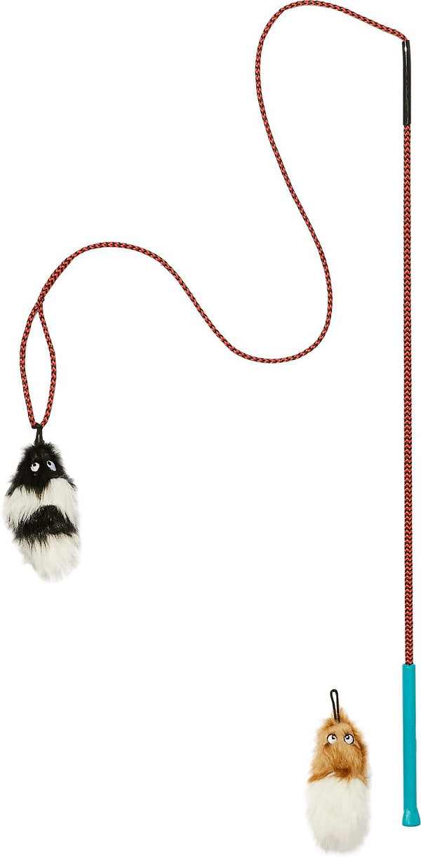 Outward Hound Tail Teaser with Refill Pet Toy, Tail Teaser with Refill