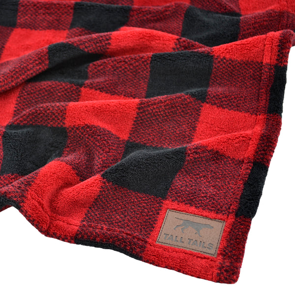 Tall Tails Dog Blanket, Hunter's Plaid