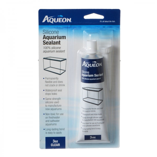 Aqueon Aquarium Silicone Sealant, Clear, 3-oz