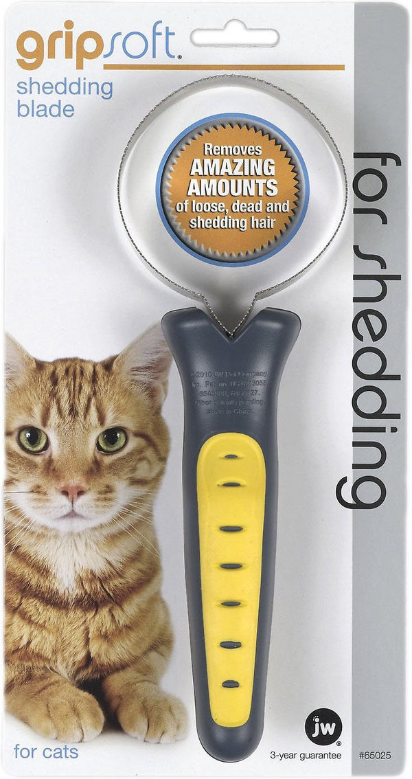 JW Pet Gripsoft Cat Shedding Blade