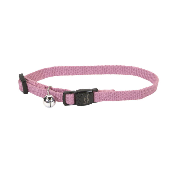 Coastal Collier Réglable Détachable New Earth en Soja pour Chat, Rose, 8-12-in