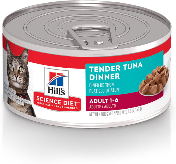 Hill's Science Diet Adult Tender Tuna Dinner Wet Cat Food