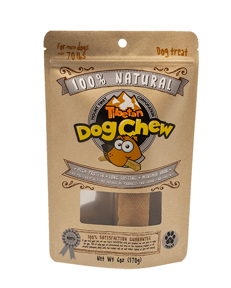 Tibetan Dog Chew Friandises naturelles au fromage pour chien