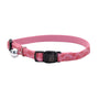 Coastal New Earth Printed Soy Breakaway Cat Collar, Rose with Roses, 8-12-in