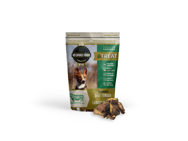 K9 Choice Foods Smoked Beef Tongue Dog Treat