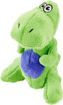 GoDog Just for Me Chew Guard T-Rex Dog Toy, Lime