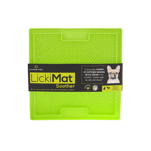 Hyper Pet LickiMat Soother Slow Feeding Mat, Green