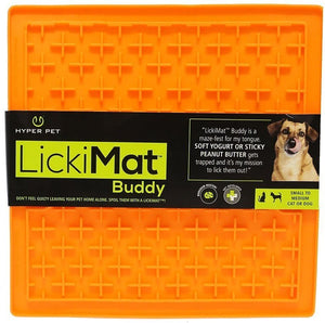 Hyper Pet LickiMat Buddy Slow Feeding Mat, Orange
