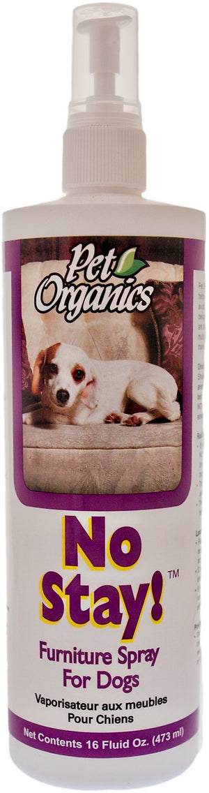 NaturVet Pet Organics Spray No Stay! pour meubles pour chiens, bouteille de 16 oz