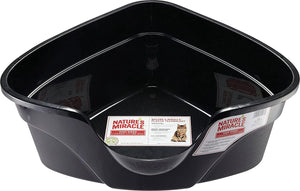 Nature's Miracle Bac à litière pour chat avancé à bords hauts d'angle