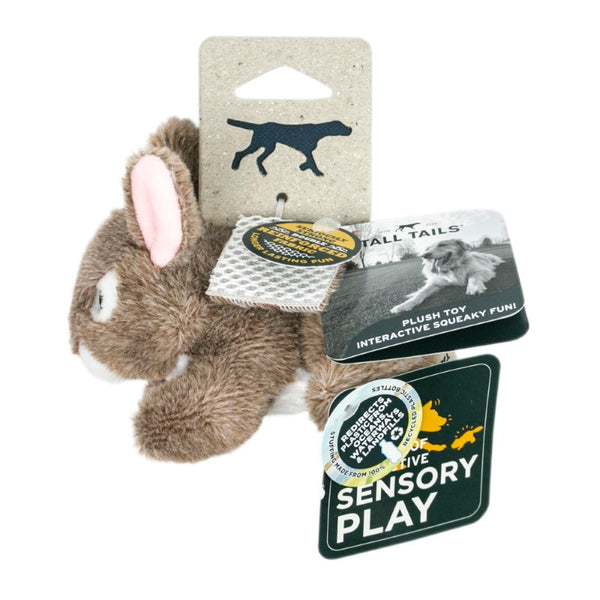 Tall Tails Bunny Squeaker Dog Toy