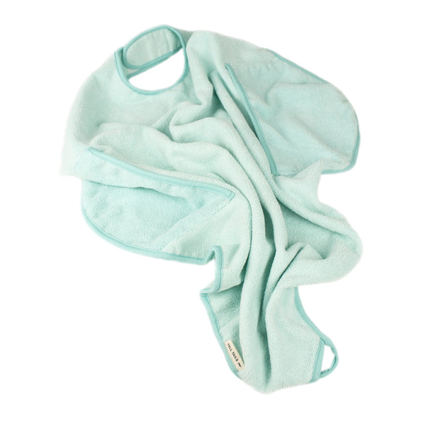 Tall Tails Absorbent Cape Towel with Hand Pockets for Dogs, Aqua