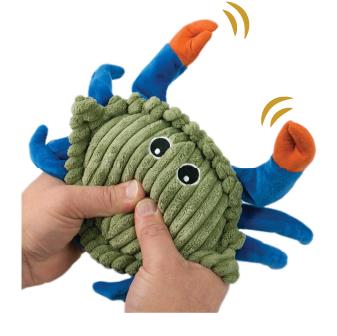 Tall Tails Animated Crab Dog Toy