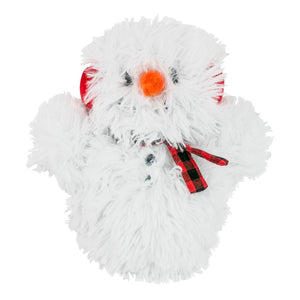 Tall Tails Fluffy Snowman Plush Dog Toy