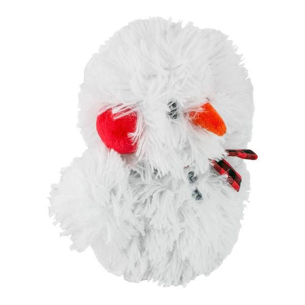 Tall Tails Fluffy Snowman Plush Dog Toy