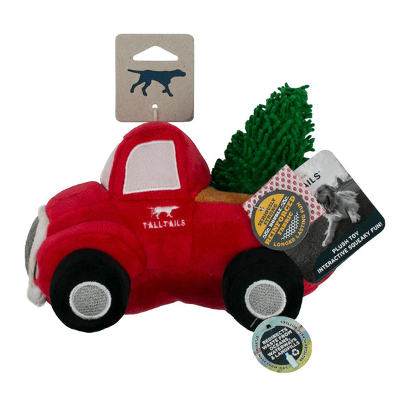 Tall Tails Truck with Tree Plush Dog Toy