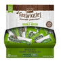 Merrick Fresh Kisses Double-Brush Huile de coco et botanique Croquettes dentaires sans céréales extra petites pour chiens