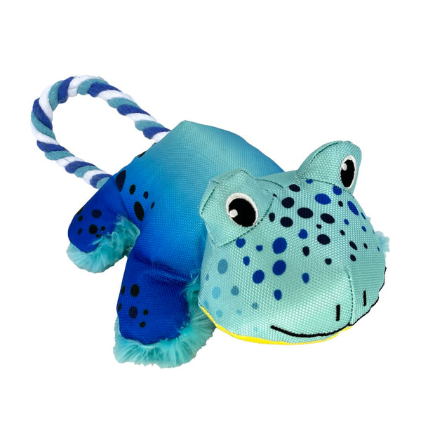 KONG Cozie Tuggz Frog Dog Toy
