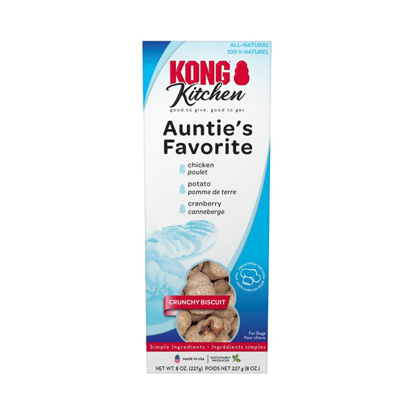 KONG Kitchen Auntie's Favorite Crunchy Biscuit Dog Treat