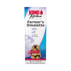 KONG Kitchen Farmers Omelette Crunchy Biscuit Dog Treat