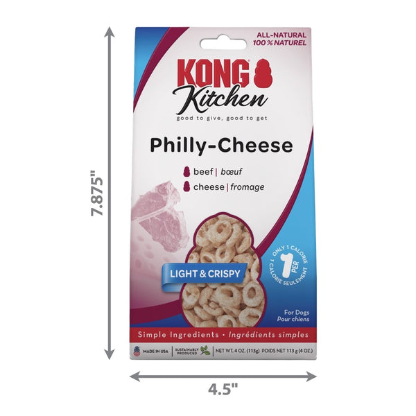KONG Kitchen Philly-Cheese Light & Crispy Dog Treat