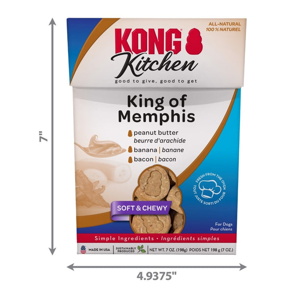 Gâteries pour chiens KONG Kitchen King of Memphis Soft & Chewy