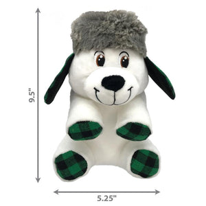 KONG Holiday Comfort Polar Bear Dog Toy, Assorted