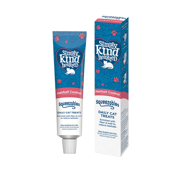 Simply Kind Hearted Pâtée en tube pour chats, Contrôle des boules de poils
