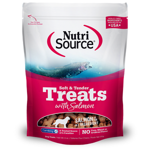 NutriSource Soft & Tender Salmon Treats, 14-oz