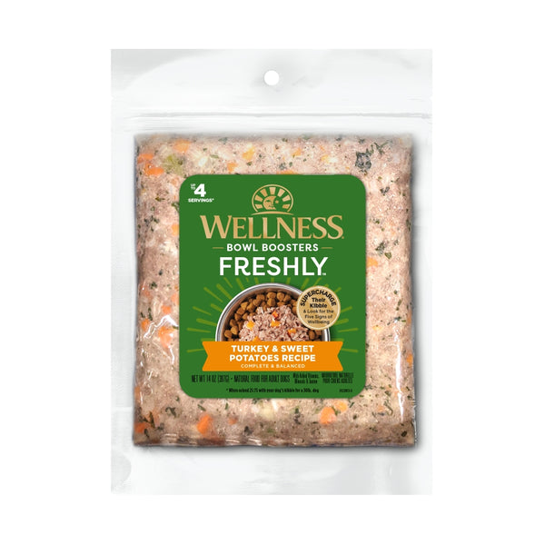 Wellness Bowl Boosters Freshly Turkey & Sweet Potatoes Frozen Dog Food